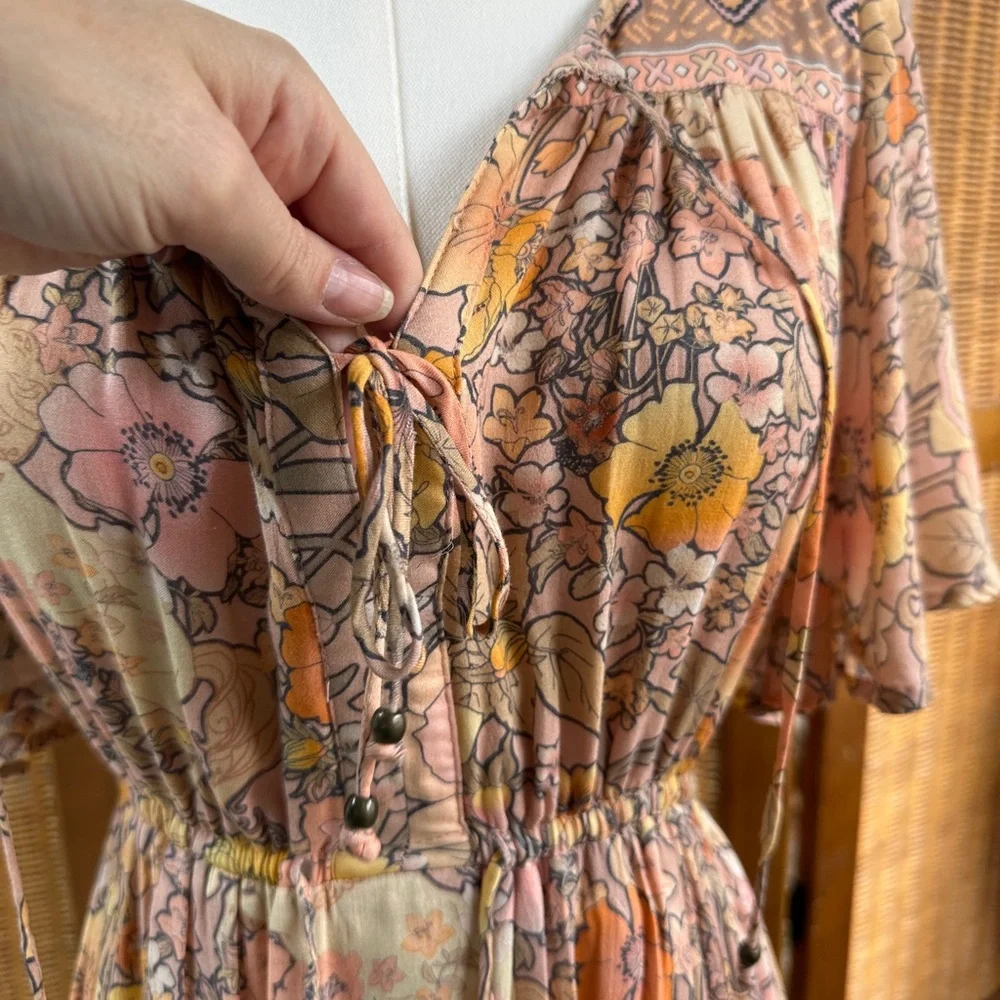 Spell & Gypsy Amethyst Garden Dress in Blush - Picture 4 of 11